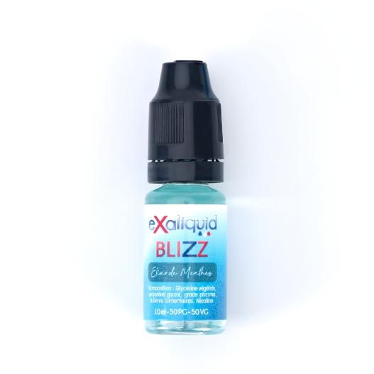 The Blizz is an ultra-fresh mint E liquid. A real blizzard from the Far North | Classic | Exaliquid.fr